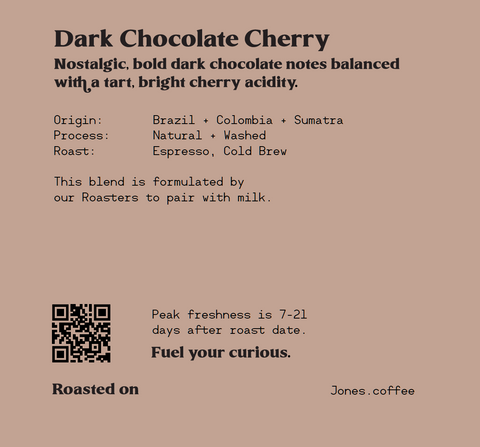"Dark Chocolate Cherry" - Espresso Blend