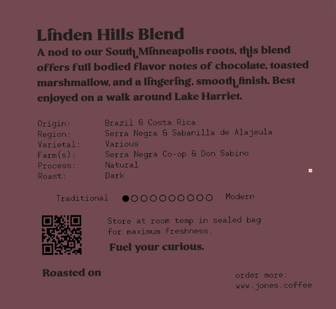 Linden Hills Blend - Costa Rica + Brazil